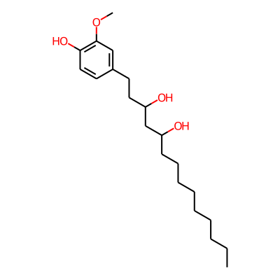 1-(4-Hydroxy-3-methoxyphenyl)tetradecane-3,5-diol