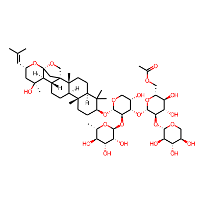 [(2R,3S,4S,5R,6S)-3,4-dihydroxy-6-[(2S,3R,4S,5S)-5-hydroxy-2-[[(1S,2R,5R,7S,10R,11R,14R,15S,16S,18R,20S)-16-hydroxy-2,6,6,10,16-pentamethyl-18-(2-methylprop-1-enyl)-19,21-dioxahexacyclo[18.2.1.01,14.02,11.05,10.015,20]tricosan-7-yl]oxy]-3-[(2S,3R,4R,5R,6S)-3,4,5-trihydroxy-6-methyloxan-2-yl]oxyoxan-4-yl]oxy-5-[(2S,3R,4S,5R)-3,4,5-trihydroxyoxan-2-yl]oxyoxan-2-yl]methyl acetate
