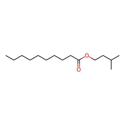 Isoamyl decanoate