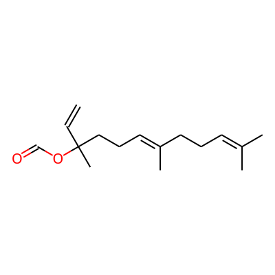 Formic acid, 3,7,11-trimethyl-1,6,10-dodecatrien-3-yl ester