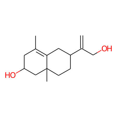 Bicyclo[4.4.0]dec-5-ene, 1,5-dimethyl-3-hydroxy-8-(1-methylene-2-hydroxyethyl-1)-