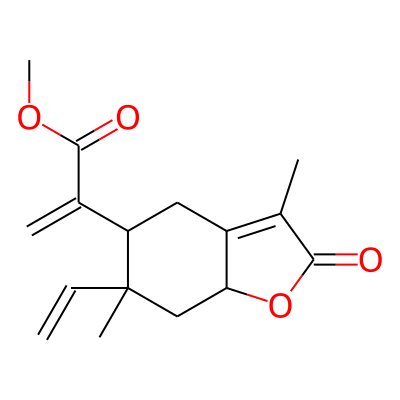 Methyl-2-(3,6-dimethyl-2-oxo-6-vinyl-2,4,5,6,7,7a-hexahydrobenzofuran-5-yl)acrylate