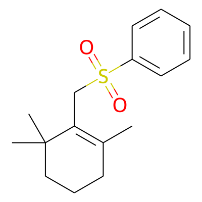 (2,6,6-Trimethylcyclohex-1-enylmethanesulfonyl)benzene