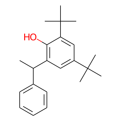 Phenol, 2,4-bis(1,1-dimethylethyl)-6-(1-phenylethyl)-