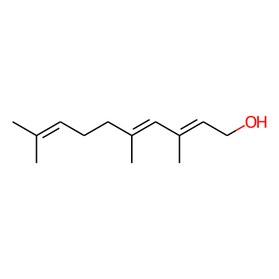 3,5,9-Trimethyl-deca-2,4,8-trien-1-ol