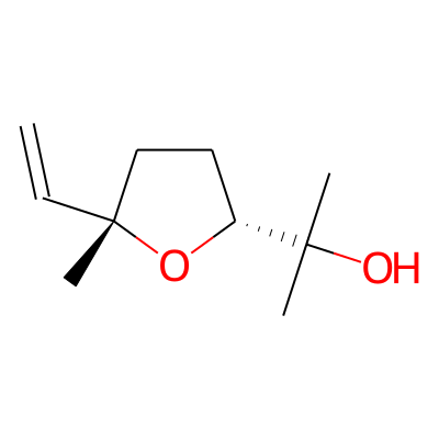 2-[(2R,5S)-5-ethenyl-5-methyloxolan-2-yl]propan-2-ol
