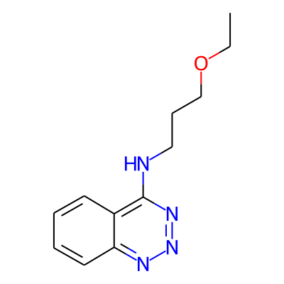 4-[3-Ethoxypropylamino]benzo-1,2,3-triazine