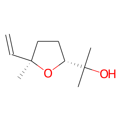 Furanmethanol, 5-ethenyltetrahydro-alpha,alpha,5-trimethyl-, (2R,5R)-rel-