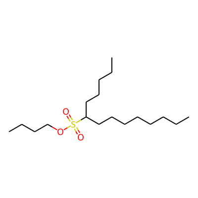 6-Tetradecanesulfonic acid, butyl ester