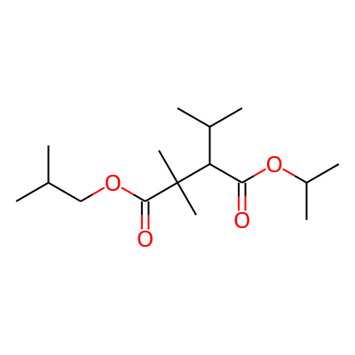 Pentanoic acid, 2,2,4-trimethyl-3-carboxyisopropyl, isobutyl ester