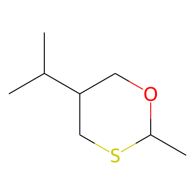 1,3-Oxathiane, 5-isopropyl-2-methyl-