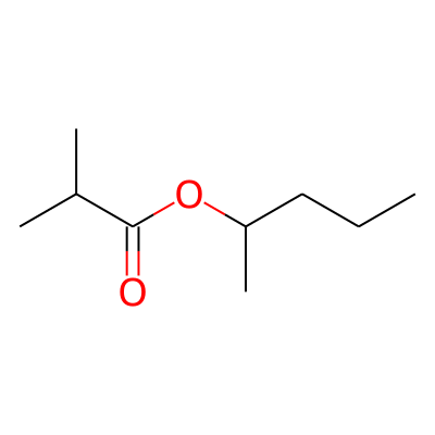 Propanoic acid, 2-methyl-, 1-methylbutyl ester