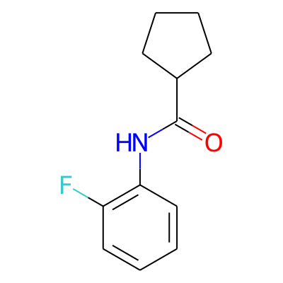 N-(2-fluorophenyl)cyclopentanecarboxamide
