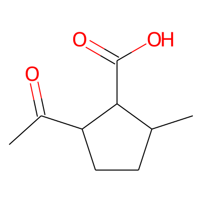 Cyclopentanecarboxylic acid, 2-acetyl-5-methyl-