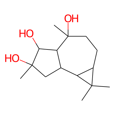 Perhydrocyclopropa[e]azulene-4,5,6-triol, 1,1,4,6-tetramethyl