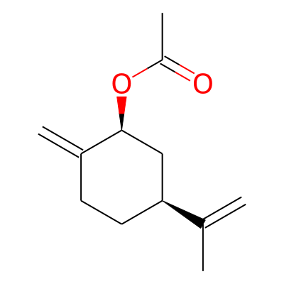 P-mentha-1(7),8-dien-2-ol, acetate, cis-
