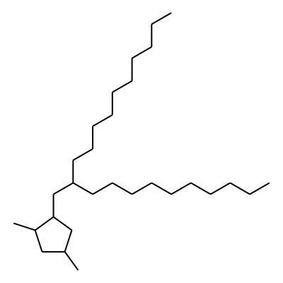 Cyclopentane, 1-(2-decyldodecyl)-2,4-dimethyl-