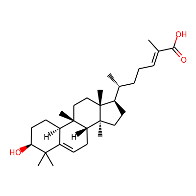 (24E)-3,4-hydroxycucurbita-5,24-diene-26-oic acid