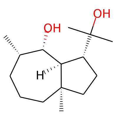 (3R*,3aS*,4S*,8aR*)-3-(10-hydroxy-10-methylethyl)-5,8a-dimethyldecahydroazulen-4-ol