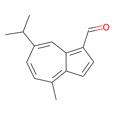 1-Formyl-4-methyl-7-isopropyl azulene (11,12-dihydro-lactaroviolin)