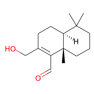 1-Naphthalenecarboxaldehyde,3,4,4a,5,6,7,8,8a-octahydro-2-(hydroxymethyl)-5,5,8a-trimethyl