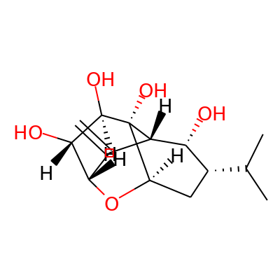 1,2,6,10-Tetrahydroxy-3,9-epoxy-14-nor-5(15)-eudesmane