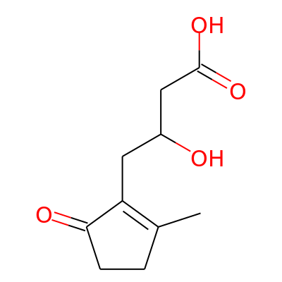 2-(3-Carboxy-2-hydroxypropyl)-3-methyl-2-cyclopentenone