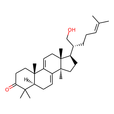 21-Hydroxylanosta-7,9( 11) -24-trien-3-one