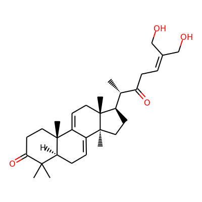 26,27-Dihydroxy-5 a -lanosta-7,9(11),24-triene-3,22-dione