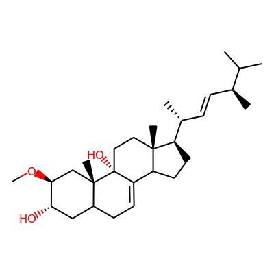 2beta-Methoxy-3a,9a-dihydroxyergosta-7,22