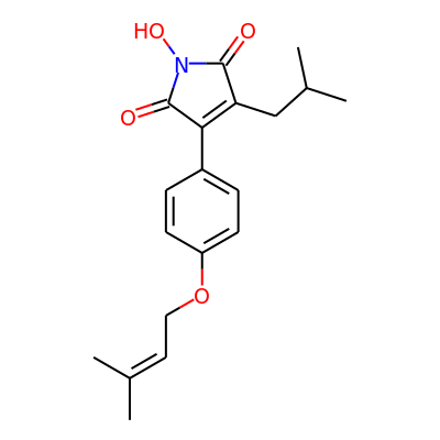 3-Isobutyl-4-[4-(3-methyl-2-butenyloxy)phenyl]-1h-pyrrol-1-ol-2,5-dione