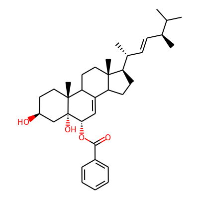 3b,5a,6a-Trihydroxyergosta-7,22-diene 6-o-benzoate