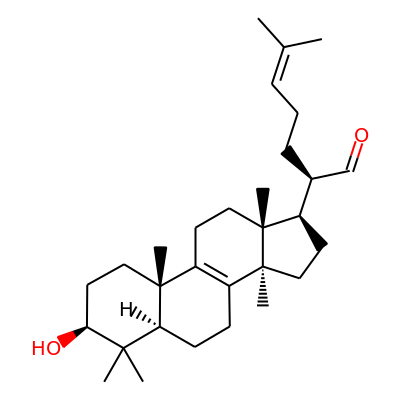 3beta-Hydroxy-lanosta-8,24-dien-21-al