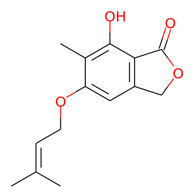 5-(3',3'-Dimethylallyloxy)-7-hydroxy-6-methylphthalide