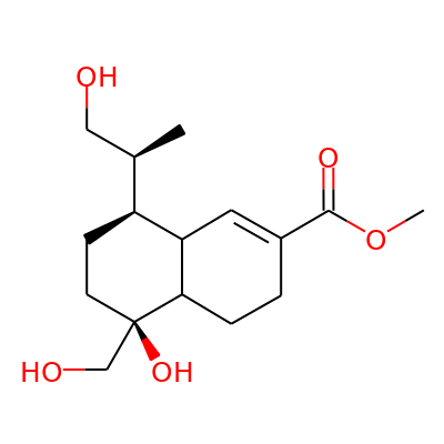 7,13,14-Trihydroxy-4-cadinen-15-oic acid methyl ester
