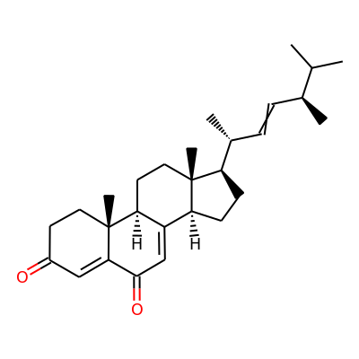 Ergosta-4,7,22-triene-3,6-dione
