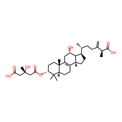 (25S,30S)-(+)-12a-hydroxy-3a-[30-hydroxy-30-methylglutaryloxy]-24-methyllanosta-8,24(31)-dien-26-oic acid