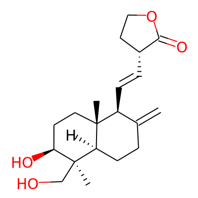 13-Epi-3b,19-dihydroxylabda-8(17),11e-dien-16,15-olide