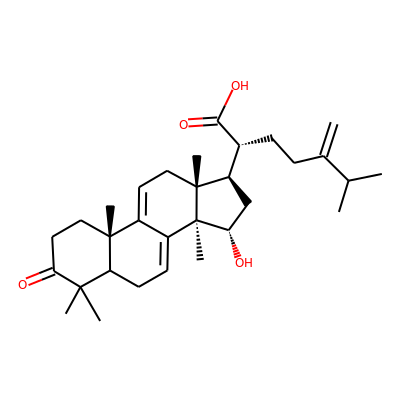15α-Hydroxy-3-oxo-24-methylenelanosta-7,9(11)-dien-21-oic acid