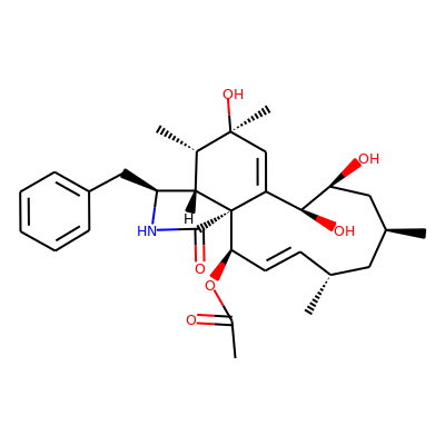 21-(Acetyloxy)-6,13,14-trihydroxy-16,18-dimethyl-10-phenyl[11]cytochalasa-7,19-dien-1-one