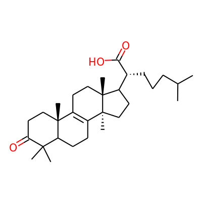 3-Oxo-5a-lanosta-8,24-dien-21-oic acid