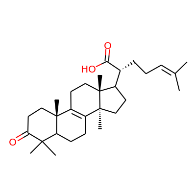 3-Oxo-5α-lanosta-8-en-21-oic acid
