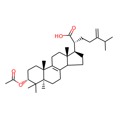 3a-Acetoxy-5a-lanosta-8,24(240)-dien-21-oic acid