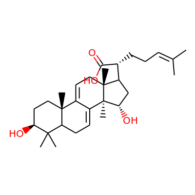 3b,15 a-Dihydroxylanosta-7,9(11),24-trien-21-oic acid