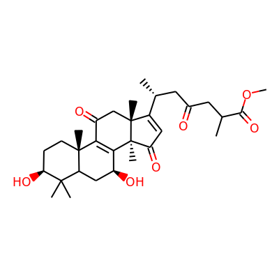 3b,7b-Dihydroxy-11,15,23-trioxo-lanost-8,16-dien-26-oic acid methyl ester