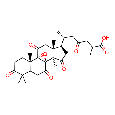 8 a ,9 a -Epoxy-3,7,11,15,23-pentaoxo-5 a -lanosta-26-oic acid