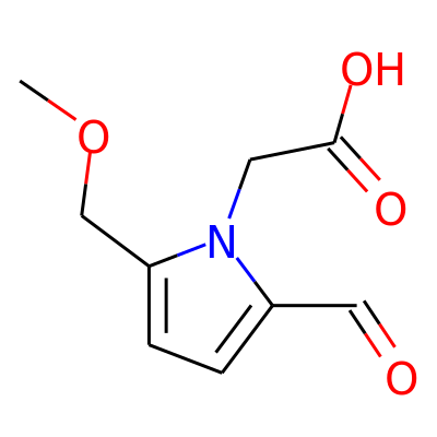 2-[2-Formyl-5-(methoxymethyl)-1h-pyrrol-1-yl]acetic acid