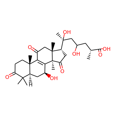 7b,20,23f-Trihydroxy-3,11,15-trioxolanosta-8-en-26-oic acid
