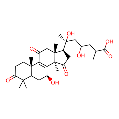 7b,20,23n-Trihydroxy-3,11,15-trioxolanosta-8-en-26-oic acid