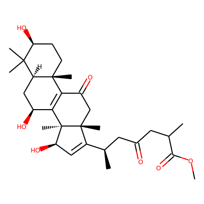 3b,7b,15b-Trihydroxy-11,23-dioxo-lanost-8,16-dien-26-oic acid methyl ester
